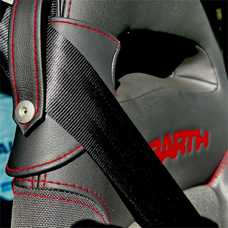 サベルトシート用本革シートベルトガイド右ハンドル運転席側