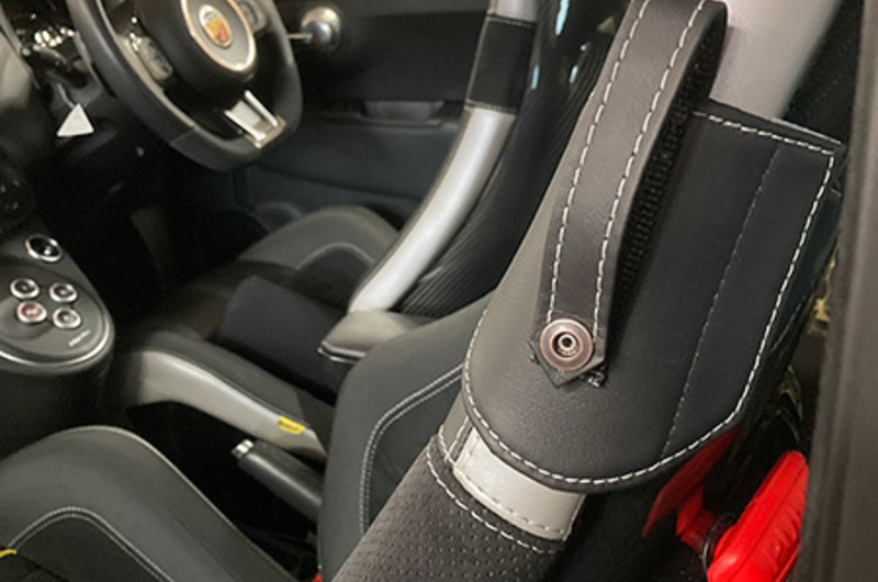 サベルトシート用本革シートベルトガイド右ハンドル助手席側